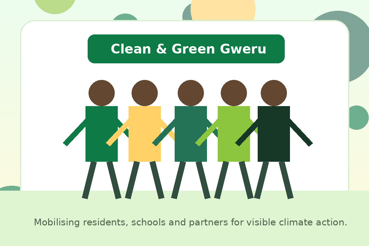 Community clean and green action in Gweru